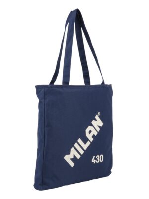 Bolsa de asas Milan azul marino