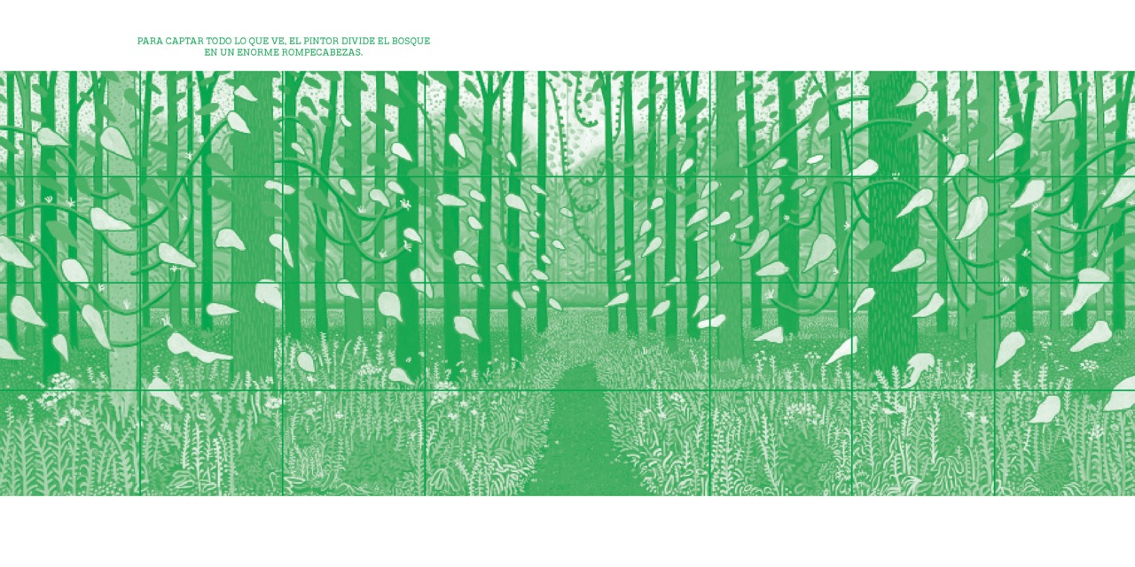 David Hockney: La llegada de la primavera en Woldgate - Imagen 2