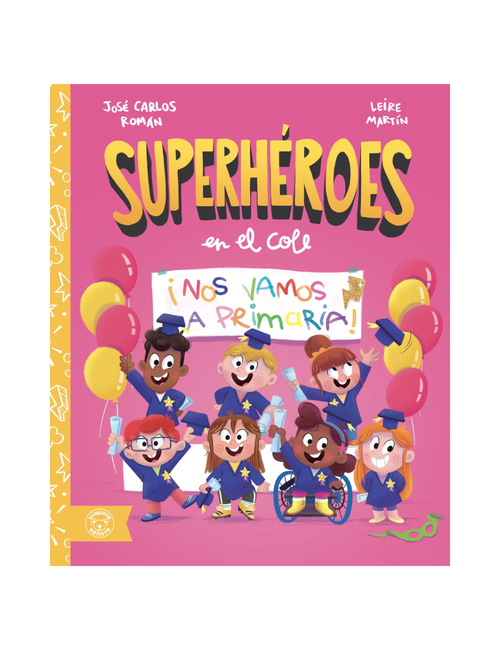 niños y niñas graduados
